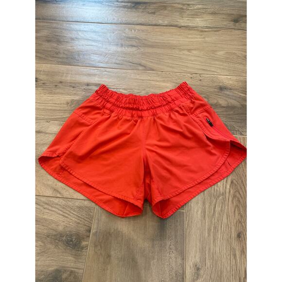 lululemon athletica Pants - Lululemon Track That Athletic Short Women’s 4 Solar Orange 4” Inseam LR